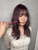 ヌル ヘア デザイン(nullus hair desigh)&nbsp;ミディアムレイヤー/秋っぽパープル
