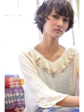 ラローレン(La LAUREN) LaUREN☆秋艶☆シャイニーアッシュボブショートtell0112328045