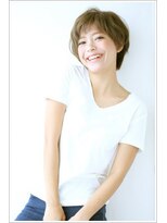 アズ グロウ ヘアー(As GROW HAIR)&nbsp;透け感ショート