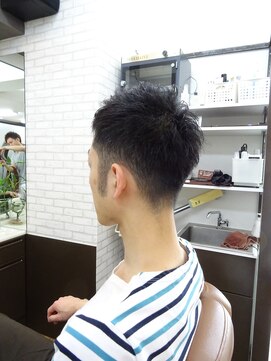ヘアージャンティ(HAIR GENTIL) メンズ ベリーショート【 ツーブロック × ソフトモヒカン 】