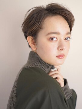 パール(PearL) 《PearL》ハンサムマッシュショート×くすみベージュ