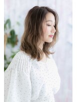 ミック ヘアアンドビューティー 大山店(miq  Hair&Beauty)&nbsp;グラデーションカラーの外国人風グラマラス！エアリーミディ