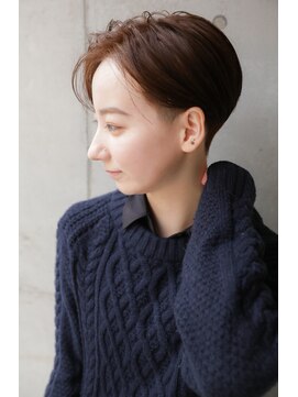 カライング(ing) 大人可愛い20代30代40代黒髪前下がりショートボブ丸みショート◎