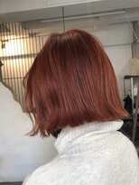 モワ 仙台(Mois)&nbsp;【Mois】ぷつ切りオレンジボブ(仙台／青葉区)