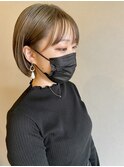 #BLUE 王道グレージュ×まるみショート