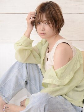 ロアー ヘアー ワメン(RAWR hair WaMen) 【RAWR】ひし形_くびれショート_シースルーバング