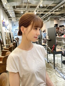 ノラ ヘアーサロン(NORA HAIR SALON) キマリ過ぎないアップスタイル