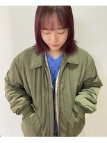 ニコフクオカヘアーメイク(NIKO Fukuoka Hair Make) 【NIKO】ブリーチなしで作るレッドブラウンカラー/暖色カラー