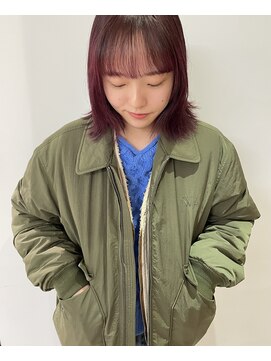 ニコフクオカヘアーメイク(NIKO Fukuoka Hair Make) 【NIKO】ブリーチなしで作るレッドブラウンカラー/暖色カラー