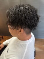 ヘアーメイク クーラ 行橋店(Hair make CURA) 20代30代メンズツイストパーマ束感トラッドオシャレ感ショート