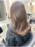 レイヤーカット×マロンベージュ