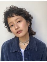 ブラウンズズシ(BROWNS Zushi)&nbsp;パーマウルフスタイル