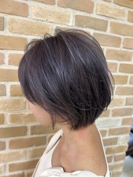 セットアップ 倉敷美和店(SET-UP) 20代30代40代　前下がりショートボブ丸みショート