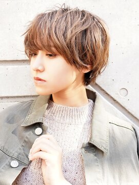 ラフィス ヘアーヴェイル 梅田店(La fith hair vail) 【La fith】アッシュブラウン×ハンサムショート