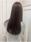 【crop es辻堂　藤田】ストレートグレージュ