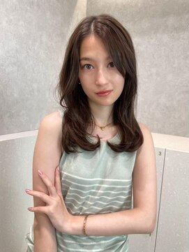 エジョン 三鷹店(Aejon) #バレイヤージュ#グレージュカラー#ボブウルフ#ココアベージュ