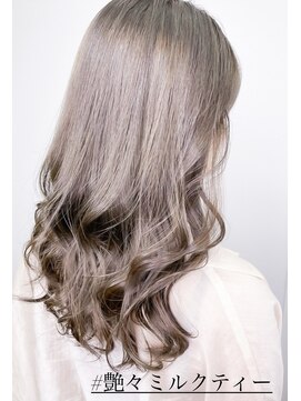 ミシェリー 新宿店(misherry) 美髪メテオカラーオージュア艶々ミルクティーケアブリーチ韓国風