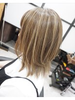 ヘアテリア リュウ 大塚(hair teria ryu) ウルフボブ/ハイライトカラー/大人ハイライト