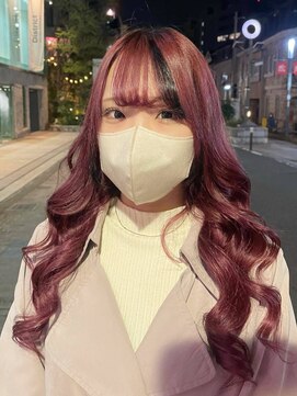 ワンズリー 本厚木店(ONE's ly) イメチェン/レッドブラウン/フルバング/似合わせカット/本厚木駅