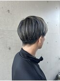ハイライトカラーメッシュパーマツイストスパイラルパーマ