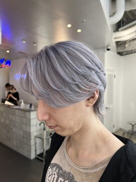 ゲーム 原宿店(GAME) メンズセンターパート/ダブルカラー/ブリーチ/髪質改善/原宿