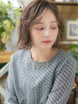 カバーヘア ブリス 上尾西口店(COVER HAIR bliss)&nbsp;オリーブベージュ抜け感外ハネレイヤーカットh3上尾20代30代40代