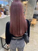 フリーラ 京都河原町三条店(freera)&nbsp;ピンクレッド　1ブリーチ