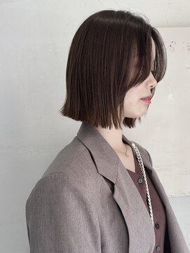 キャンバス バイ ネオリーブ 横浜西口(Canvas by neo.) 小顔 前髪 レイヤーカット ネビージュ ボブウルフ 20代 30代