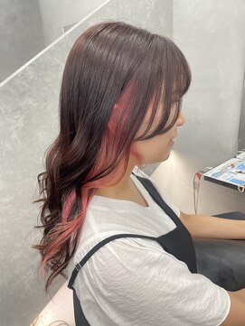 ファイブバイジエクト 堀江(FIVE by The Ect) インナーピンク サーモンピンク オレンジピンクピンクオレンジs