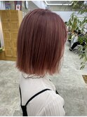 ブリーチオンピンクカラー