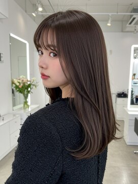 エル 新小岩(elu) 美髪/ワイドバング/レイヤーカット/くすみベージュ/新小岩駅