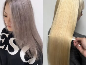 パ ドゥ プロン(Pas de plan)の写真/エフェクトブリーチ取扱い有◎《ブリーチ＝傷む》というブリーチカラーの固定概念を覆す美しい仕上がりに♪