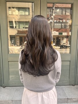 マーシュ(marshu) 【Ami】透ける暗髪カラー