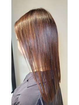 松本平太郎美容室 国立店 セミロングストレート×酸性ストレート×イノアカラー