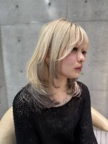 ロンド レア 天神大名店(Lond Le’a) イヤリングカラー/外ハネボブ /縮毛矯正/レイヤーボブ/艶髪