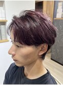 毛流れアップバング/メンズカット/弘前市