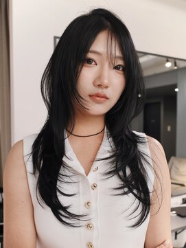 ジアン テラス(GIEN TERRASSE) 韓国レイヤーカットハッシュカット韓国ヘア/岸本 理希