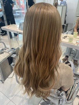 ヘアーアンドメイク ニューヨークニューヨーク 姫路店(Hair&Make NYNY) ミルクティーベージュカラー