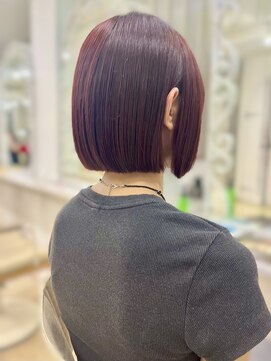 ルフェリ(Lufeli) 【Lufeli】いとうりお ボブ/暖色/ダークレッド/タッセルボブ