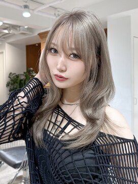 ロンドリメゾン 原宿(Lond re Maison.) チャコール/オリーブグレー/レイヤーカット小顔顔周り韓国原宿