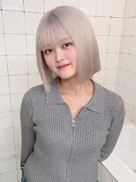 フウ(fuh) ホワイトベージュ/ボブ/ハイトーン/ホワイト