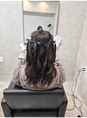 《寺西紗友望》お呼ばれヘア