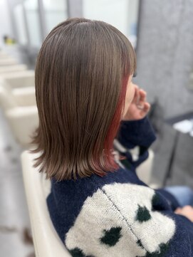 ゴットラトゥール(GOTTO LATOUR) インナーレッドの切りっぱなしスタイル☆