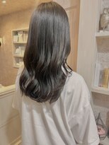 キャアリー(Caary)&nbsp;福山美容室caaryダークグレージュ髪質改善イルミナカラー20代