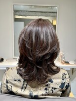 アロッタ 梅田茶屋町(alotta) バタフライレイヤー透明感カラー大人ヘアレイヤーカット