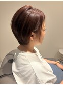 大人丸みショートボブ