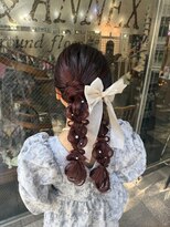 バイブアンドアネックス(VIBE & ANNEX)&nbsp;【★AOI★】ヘアセット/編み下ろし/ツインアレンジ/結婚式/横浜