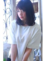 ラファンジュ ヘアー(Rohange hair)&nbsp;【Rohange】ピュアブラックミディ#スリークボブ#ボブルフ