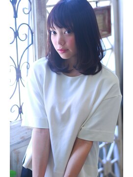 ラファンジュ ヘアー(Rohange hair) 【Rohange】ピュアブラックミディ#スリークボブ#ボブルフ