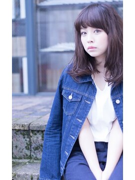 ビール 今泉店(BEER) 【BEER　山崎雄太朗】フリンジバングストレートヘア